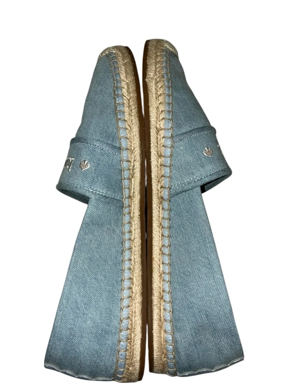 Kate Spade Piper Denim Espadrille Sz 10B